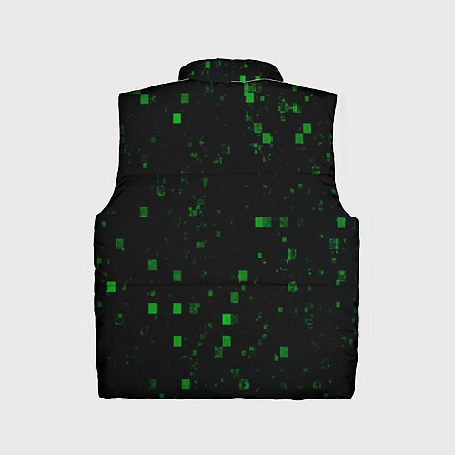 Детский жилет Color green khaki / 3D-Черный – фото 2