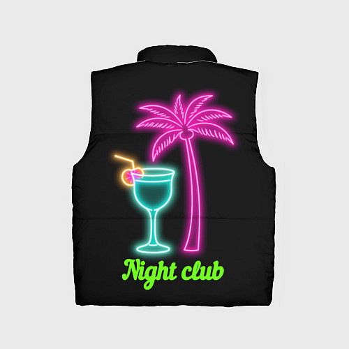Детский жилет Night club neon / 3D-Черный – фото 2