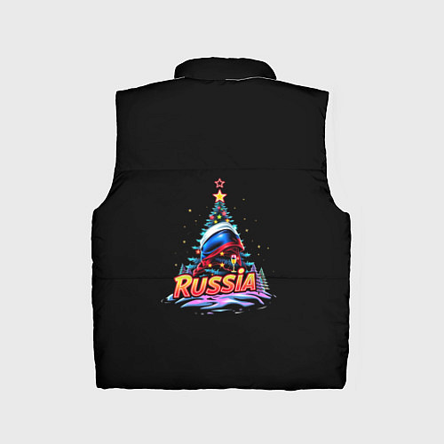 Детский жилет Ёлка и компания / 3D-Черный – фото 2