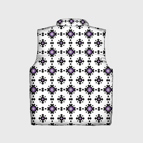 Детский жилет Абстрактный геометрический орнамент / 3D-Черный – фото 2