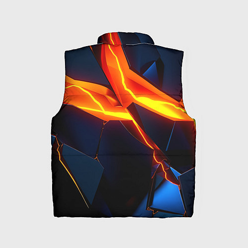 Детский жилет Plate fractures / 3D-Черный – фото 2