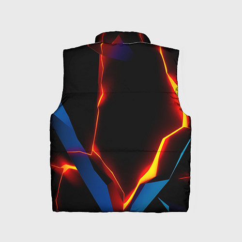 Детский жилет Neon orange glow / 3D-Черный – фото 2