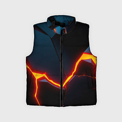 Детский жилет Breaking block, цвет: 3D-черный