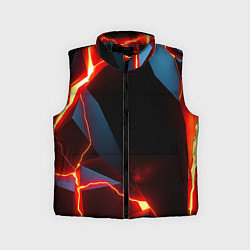 Детский жилет Tile breaking, цвет: 3D-черный