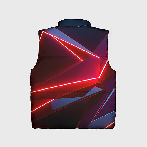 Детский жилет Neon laser red / 3D-Черный – фото 2