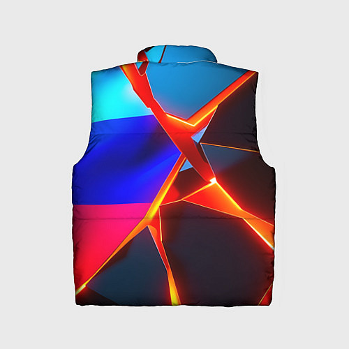 Детский жилет Russia flag fractures / 3D-Черный – фото 2