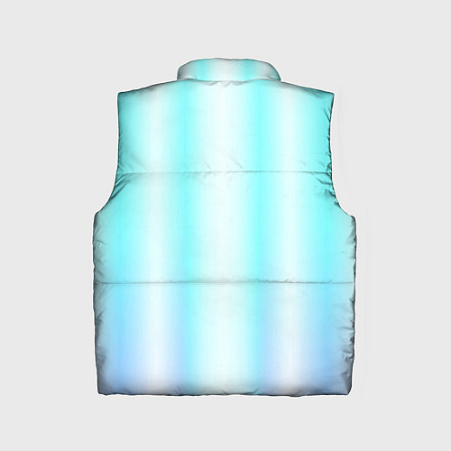 Детский жилет Neon white blue lines / 3D-Черный – фото 2