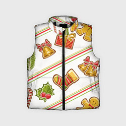 Детский жилет Рождественский дух, цвет: 3D-черный