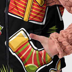 Детский жилет Рождественский вайб, цвет: 3D-черный — фото 2