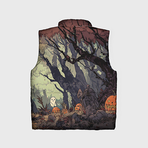 Детский жилет Призрачный лес / 3D-Черный – фото 2