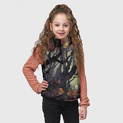 Детский жилет Призрачный лес, цвет: 3D-черный — фото 2