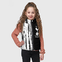 Детский жилет Tottenham Hotspur белые краски, цвет: 3D-черный — фото 2