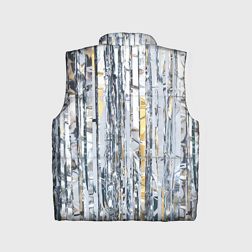 Детский жилет Новогодний дождик / 3D-Черный – фото 2