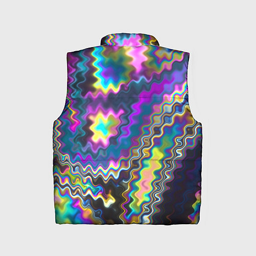 Детский жилет Абстракция переливы / 3D-Черный – фото 2