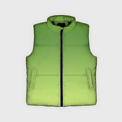 Детский жилет Color green yellow, цвет: 3D-черный