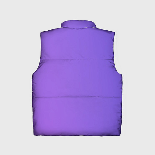 Детский жилет Color purple gradient / 3D-Черный – фото 2