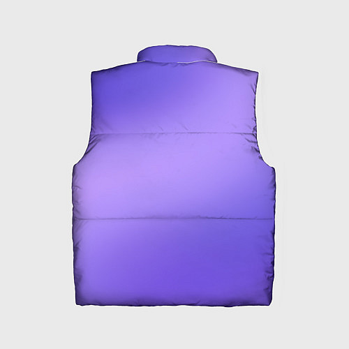 Детский жилет Color purple gradient / 3D-Черный – фото 2