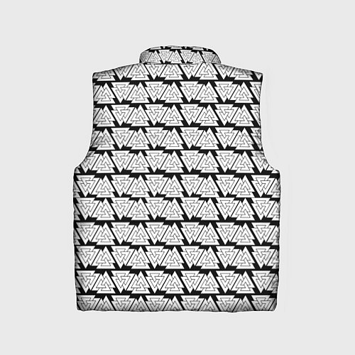 Детский жилет Символы валькнут как защитная кольчуга / 3D-Черный – фото 2