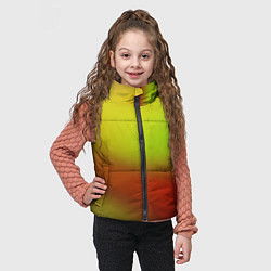 Детский жилет Color multicolored gradient, цвет: 3D-черный — фото 2