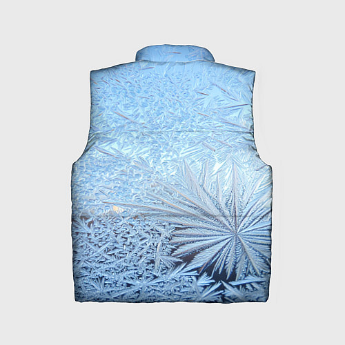 Детский жилет Кристально-чистый морозный узор / 3D-Черный – фото 2