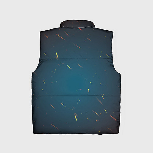 Детский жилет Огненная лошадь киборг / 3D-Черный – фото 2