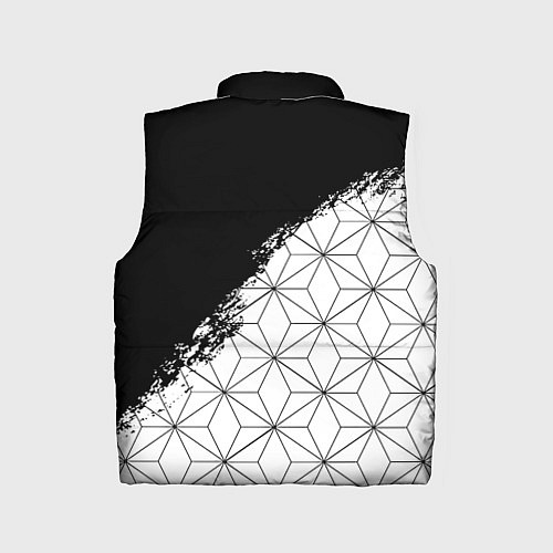 Детский жилет Liverpool краски текстура геометрия / 3D-Черный – фото 2