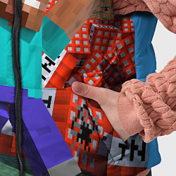 Детский жилет Minecraft Man, цвет: 3D-светло-серый — фото 2