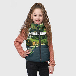 Детский жилет Minecraft Location, цвет: 3D-светло-серый — фото 2