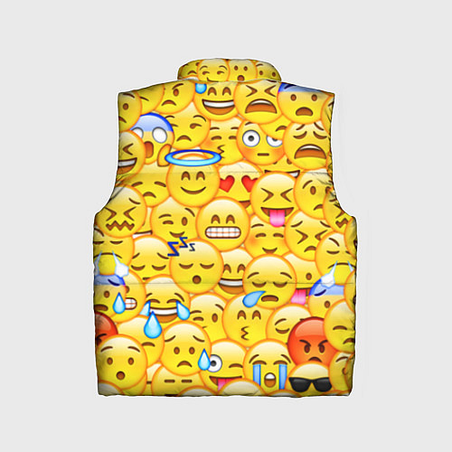Детский жилет Emoji / 3D-Черный – фото 2