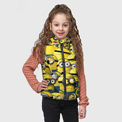 Детский жилет Minions, цвет: 3D-светло-серый — фото 2