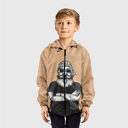 Ветровка с капюшоном детская Тод, цвет: 3D-черный — фото 2