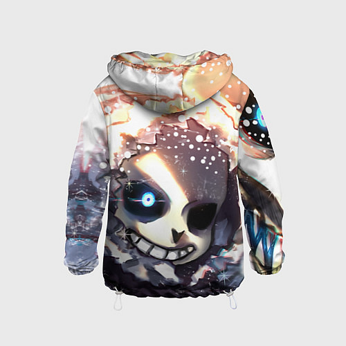 Детская ветровка Sans and snow / 3D-Белый – фото 2