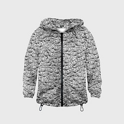 Ветровка с капюшоном детская Мегатролль, цвет: 3D-черный