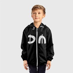 Ветровка с капюшоном детская DM Rock, цвет: 3D-белый — фото 2