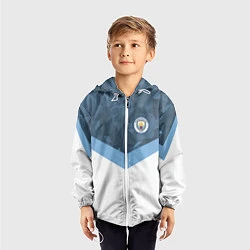 Ветровка с капюшоном детская Manchester City FC: Sport, цвет: 3D-белый — фото 2