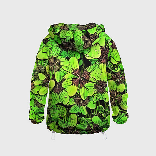 Детская ветровка Clover pattern / 3D-Белый – фото 2