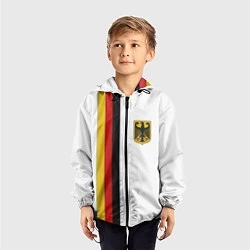 Ветровка с капюшоном детская I Love Germany, цвет: 3D-черный — фото 2
