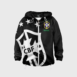Ветровка с капюшоном детская Brazil Team: Exclusive, цвет: 3D-белый