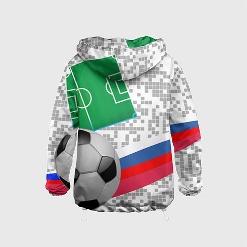 Детская ветровка Русский футбол / 3D-Белый – фото 2