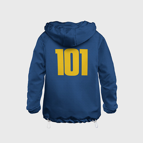 Детская ветровка Fallout: Vault 101 / 3D-Белый – фото 2