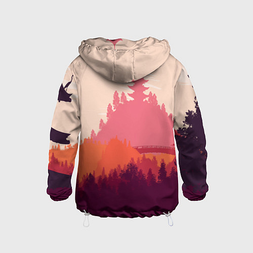 Детская ветровка Firewatch City / 3D-Белый – фото 2