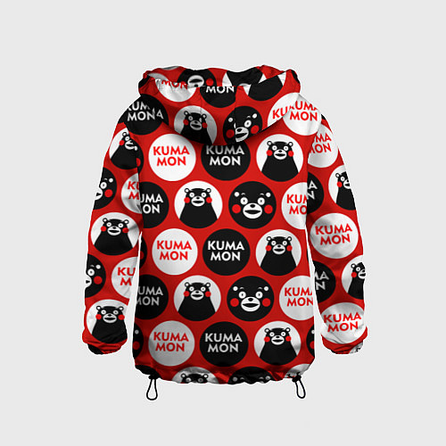 Детская ветровка Kumamon Pattern / 3D-Черный – фото 2