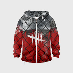 Ветровка с капюшоном детская Dead by Daylight: Blooded Zone, цвет: 3D-белый