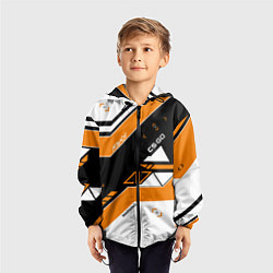 Ветровка с капюшоном детская CS:GO Asiimov Inverted, цвет: 3D-черный — фото 2