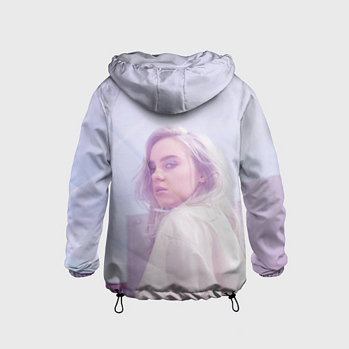 Детская ветровка Billie Eilish: Light Pink / 3D-Черный – фото 2