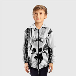 Ветровка с капюшоном детская Hollow Knight, цвет: 3D-черный — фото 2