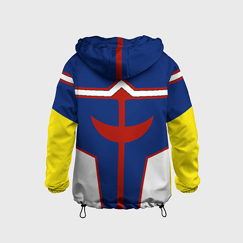 Детская ветровка ALL MIGHT MY HERO ACADEMIA MHA МОЯ ГЕРОЙСКАЯ АКАДЕ / 3D-Черный – фото 2