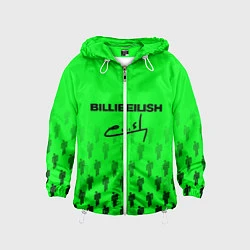 Детская ветровка Billie Eilish: Green Autograph