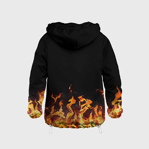 Детская ветровка Iron Maiden / 3D-Белый – фото 2