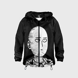 Ветровка с капюшоном детская ONE-PUNCH MAN, цвет: 3D-черный